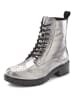 LASCANA Schnürboots in silberfarben