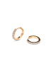 Luxenter Ohrringe Nasgar mit 18 Karat Gelbgold-Finish – NASGAR
