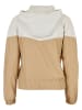 Urban Classics Urban Classics Damen Ladies Arrow Windbreaker in whitesand/unionbeige