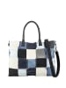 collezione alessandro Schultertasche " Patchwork Jeans " in blau