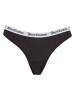 Juicy Couture Juicy Couture DANA COTTON THONG MULTIPACKS X3 in multi-black/grey/grey