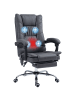 Vinsetto Massage-Bürostuhl-64L x 70B x 110-118H cm-Dunkelgrau