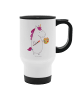 Mr. & Mrs. Panda Kaffeebecher Einhorn Künstler ohne Spruch in Weiß