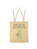 Mr. & Mrs. Panda Tote Bag Schildkröte Wanderer mit Spruch in Gelb Pastell