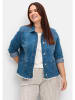 sheego Jeansblazer in blue Denim