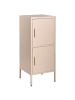 Beliani Büroschrank HURON in Beige - (W) 40 x (H) 102 x (L) 40 cm