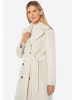 Wittchen Wendbarer Damenmantel mit Gürtel in Light Beige