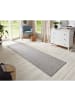 BT Carpet Flachgewebe Läufer Nature Ivory Grau