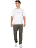 Cipo & Baxx Herren Regular Fit Hose Mid Waist in Khaki