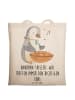 Mr. & Mrs. Panda Tragetasche Handpan Spieler mit Spruch in Creme