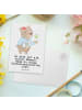 Mr. & Mrs. Panda Postkarte Restaurantfachfrau Herz mit Spruch in Weiß