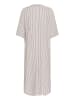 Kaffe Kleid KAmilia Relaxed fit in Chalk/Fudge Stripe