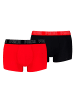 Puma Boxershort 2er Pack in Schwarz/Rot