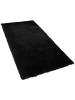 Beliani Shaggy EVREN in Schwarz - (W) 80 x (H) 3 x (L) 150 cm