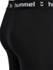 Hummel Leggings "Pulse Mid Waist Tights" in Schwarz