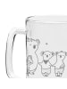 Mr. & Mrs. Panda Gravur Bierkrug Koala Familie zwei ohne Spruch in Transparent
