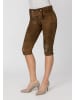 Stockerpoint Lederhose "Suzan" in stein geäscht
