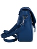Cluty Umhängetasche echt Leder in blau