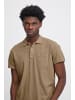 BLEND Poloshirt BHPolo 20716472 lässiges Poloshirt mit coolen Details in Beige