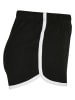 Urban Classics Hotpants in black/white