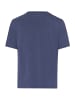 Hanro V-Shirt Casuals in slate blue melange