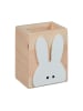 relaxdays Stiftehalter "Hase" in Natur/ Weiß