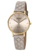Regent Damenuhr Quarz Grau/Goldfarben