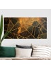 WALLART Leinwandbild Gold - Onyx mit Gold in Schwarz