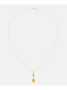 Diamant L'éternel Kette mit Anhänger, mit Citrin, 375 Gelbgold