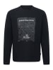 BLEND Langarmshirt BHLeyton in Schwarz