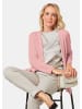 GOLDNER Cardigan in langer offener Form in puder