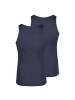 Skiny Unterhemd 2er Pack in Blau