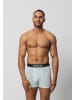 SNOCKS Boxershorts aus Modal 3 Stück in Mix (Türkis/Hellblau/Hellgrau)