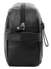 Bodenschatz Kulturtasche echt Leder in schwarz