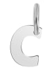 Adeliás Unisex Anhänger – Buchstabe N Buchstabenanhänger aus 925 Silber in silber