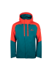 Westfjord Funktionsjacke Reykjavik in petrol/red