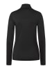 More & More softes Basic-Rollkragenshirt in black
