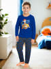 Paw Patrol Paw Patrol Schlafanzug PAWS Pyjama Set Langarm Oberteil mit Hose in blau/grau