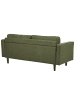Beliani 3-tlg 3-Sitzer Sofa NURMO in Grün/Braun