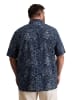Marc O'Polo Kurzarm-Hemd regular in multi/dark navy
