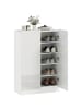 HOMCOM Schuhschrank-72L x 34,5B x 103H cm-Weiß