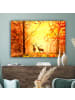 MuchoWow Leinwand bilder Herbsthirsche (BxH)
