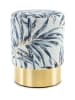 Kayoom Hocker Gipsy in blau - gold