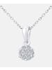 Diamant L'éternel Halskette mit Anhänger aus 375 Weißgold mit Diamant