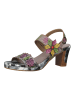 LAURA VITA Sandalen in Grau/Grün