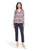 Betty Barclay Schlupfbluse langarm in Pink/Dark Blue
