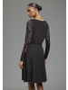 Laura Scott Spitzenkleid in schwarz