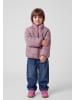 name it Pufferjacke Hoher Stehkragen Breite Steppung in Taupe Rosé
