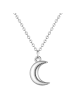 Lulu & Jane Kette Mond aus Messing mit Zirkonia in silber