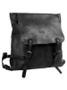 X-ZONE Rucksack echt Leder in schwarz